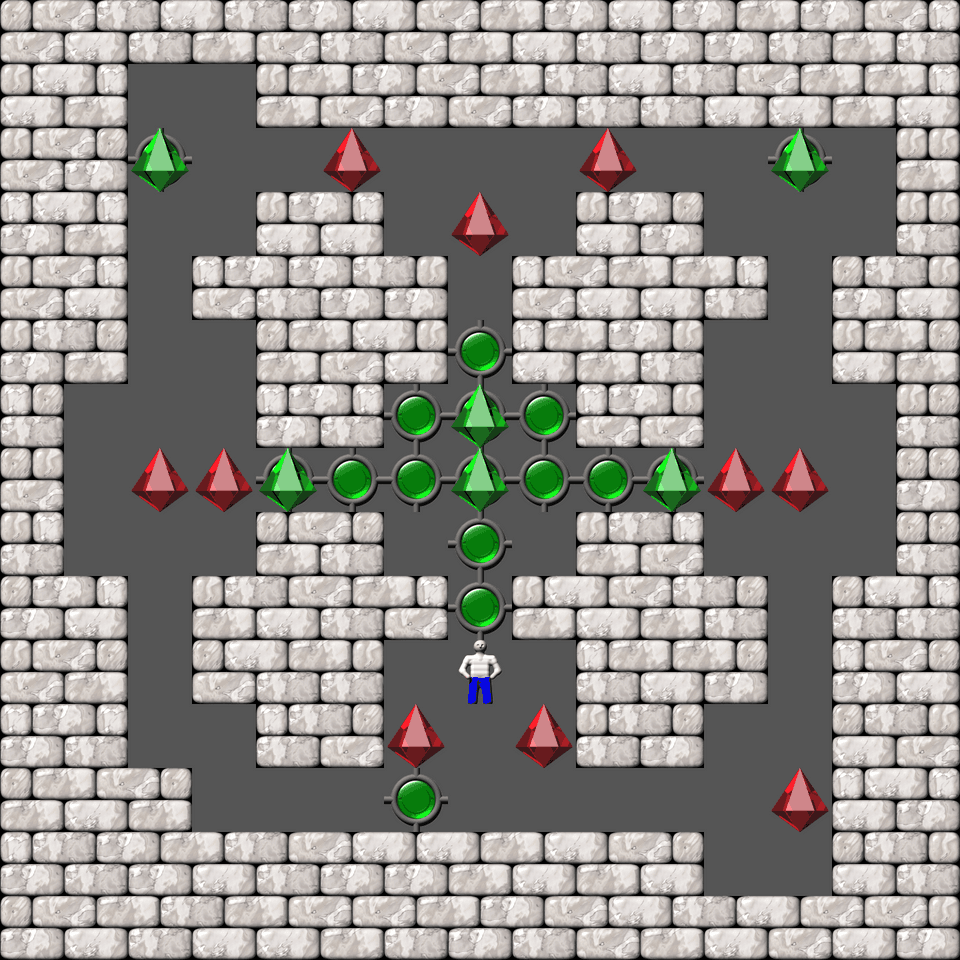Сокобан More Bugs collections уровень 413